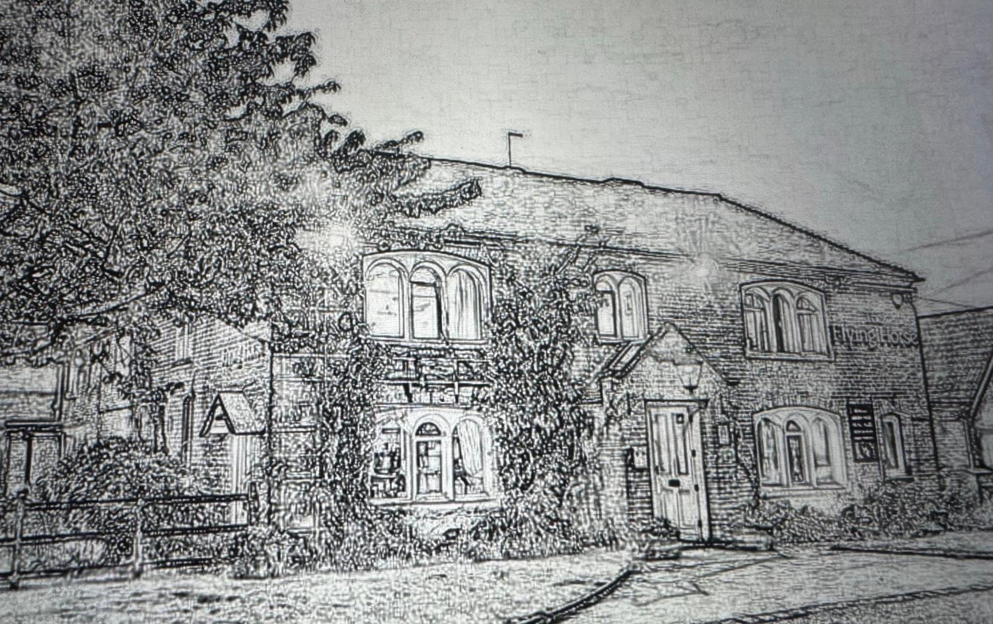 The Flying Horse Inn Boughton Aulph ภายนอก รูปภาพ